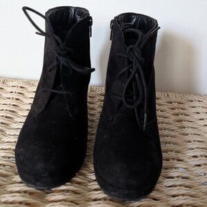Black ankle boots